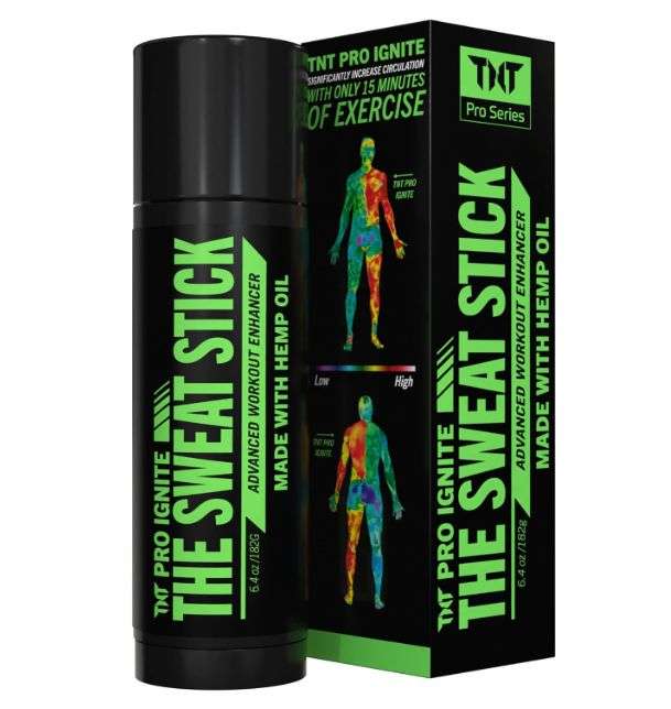 TNT Pro Ignite Pre-Workout Enhancer Hot Sweat Cream Stick for Tummy Belly, Stomach and Cellulite. Sweat Enhancer, Tightening Cream is Helpful as a Hot Cream, Sweat Gel